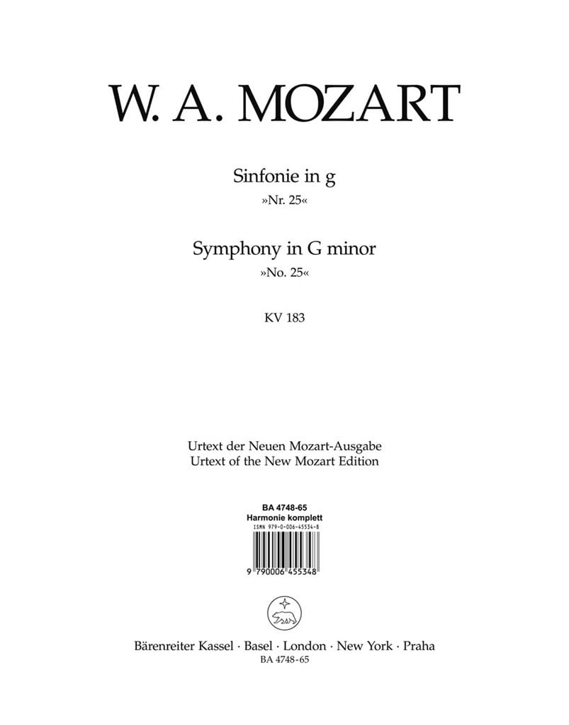 Symphony in G minor No. 25